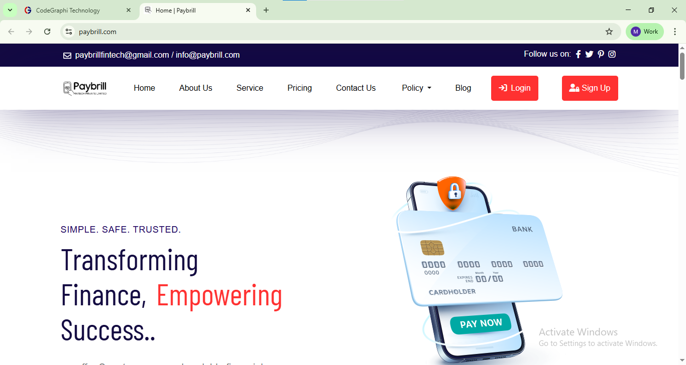 PayBrill B2B Solution